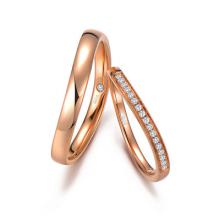 暖懷－白18K金鉆石戒指